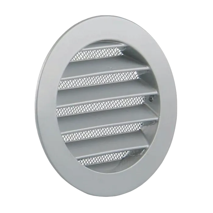 [ACC-VENT-160-ALU] Buitenluchtroosters voor Innova airconditioningsystemen (Aluminium Ø 160mm met fijnmazig muggengaas)